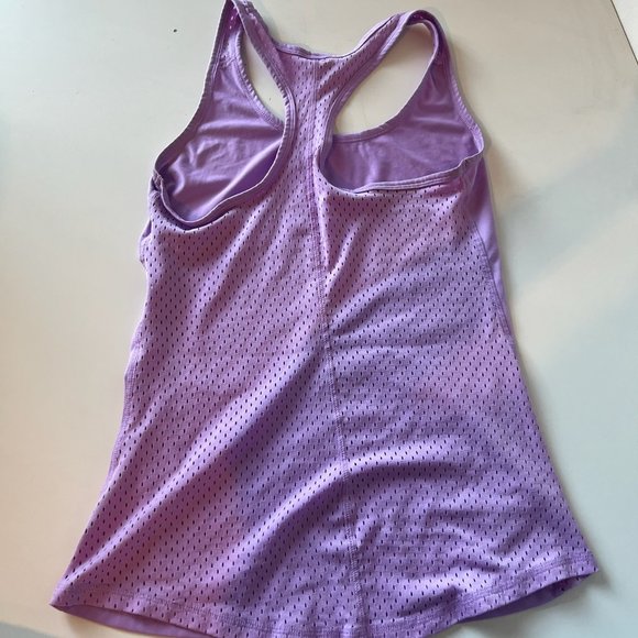 Lilac Racerback Workout Top - Picture 2 of 2